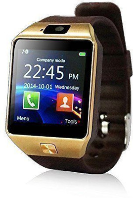 

ESTAR Presenting Bluetooth Smartwatch Gold Smartwatch(Brown Strap Free Size)