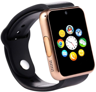 

ESTAR Presenting Bluetooth Smartwatch Gold Smartwatch(Brown Strap Free Size)