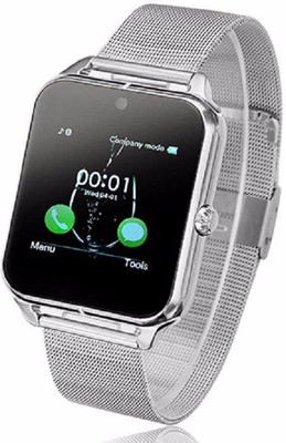 

JIKRA Presenting Bluetooth Smartwatch With Sim-Card Support for leno.vo A319 Silver Smartwatch(Silver Strap Free Size)