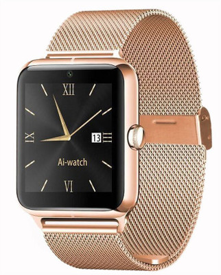 

ESTAR Presenting Bluetooth Smartwatch Gold Smartwatch(Gold Strap Free Size)