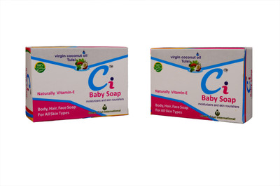 

CI BABY SOAP 75 gm pack of 2(75 g, Pack of 2)
