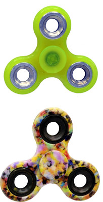 

Hrinkar PREMIUM QUALITY FIDGET SPINNER GLOW IN DARK - HSPCMB132(Multicolor)