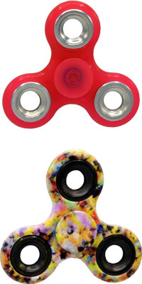 

Hrinkar PREMIUM QUALITY FIDGET SPINNER GLOW IN DARK - HSPCMB165(Multicolor)