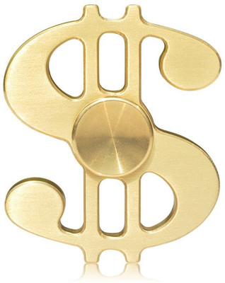 

Atarilights Dollar shaped fidget spinner | Gold color | Ultra fast bearing |(Gold)