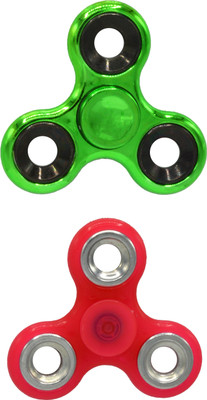 

Hrinkar PREMIUM QUALITY FIDGET SPINNER GLOW IN DARK - HSPCMB095(Multicolor)
