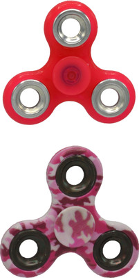 

Hrinkar PREMIUM QUALITY FIDGET SPINNER GLOW IN DARK - HSPCMB163(Multicolor)