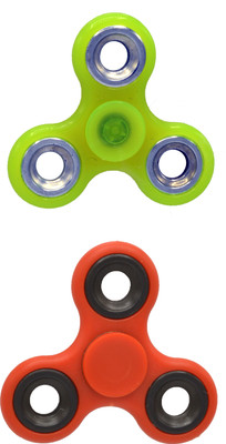 

Hrinkar PREMIUM QUALITY FIDGET SPINNER GLOW IN DARK - HSPCMB128(Multicolor)