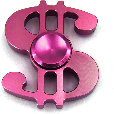 Atarilights Dollar shaped fidget spinner | Ultra fast bearing | Green Color(Pink)