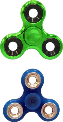 

Hrinkar PREMIUM QUALITY FIDGET SPINNER GLOW IN DARK - HSPCMB093(Multicolor)
