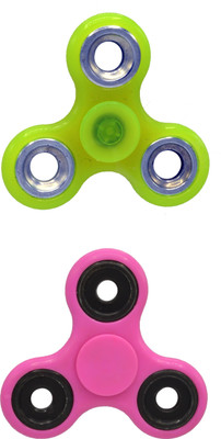 

Hrinkar PREMIUM QUALITY FIDGET SPINNER GLOW IN DARK - HSPCMB127(Multicolor)