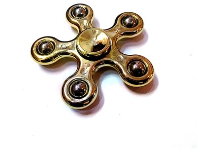 

Fidget Surbhi Pentagon Golden Fidget Spinner(Gold)