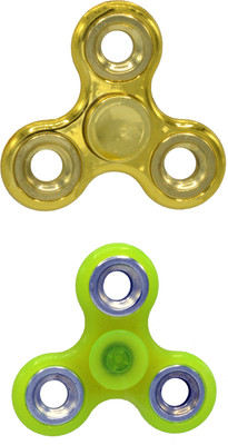 

Hrinkar PREMIUM QUALITY FIDGET SPINNER GLOW IN DARK - HSPCMB007(Multicolor)