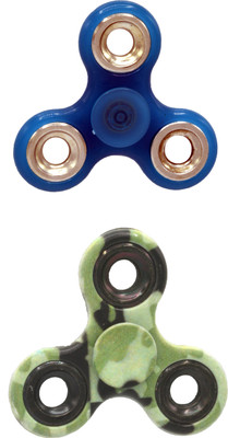 

Hrinkar PREMIUM QUALITY FIDGET SPINNER GLOW IN DARK - HSPCMB141(Multicolor)