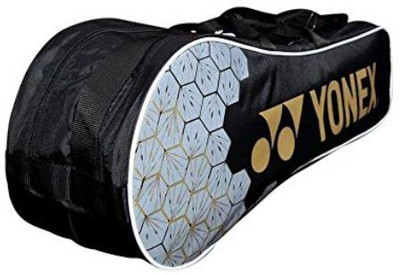 Yonex SUNR 1005 RACKET BAG(Black, Kit Bag, Black;gold;grey