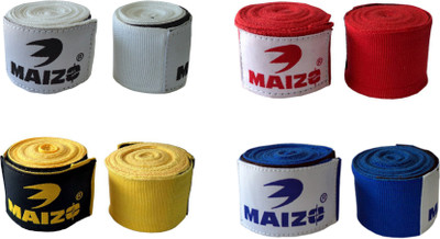

Maizo MHW Multi 180 6 Set Multicolor Boxing Hand Wrap(Multicolor, 120 inch), Blue;red;white;yellow