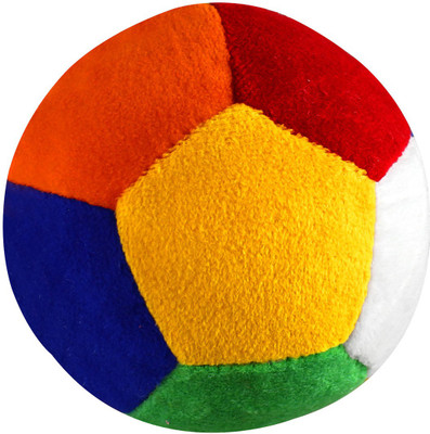 

Casotec Stuffed Soft Toy Plush Ball - 11 cm(Multicolor)