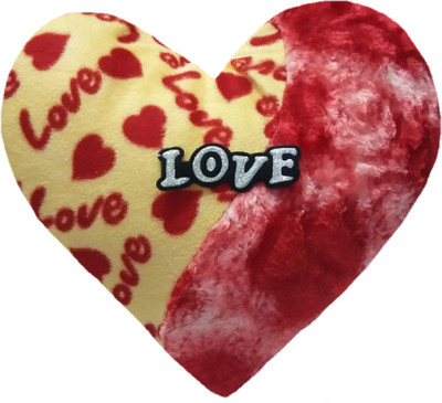 

Aparshi Rosy love heart stuffed cushion soft toy - 70 cm(Multicolor)