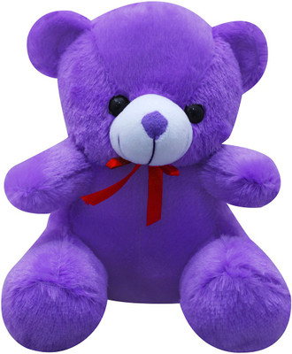 Casotec Cute Teddy Bear Stuffed Soft Plush Soft Toy - 24 cm(Purple)