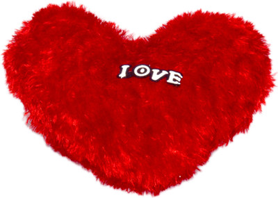 

Aparshi Designer stuffed cushion HEART soft toy D4_10 - 60 cm(Red)
