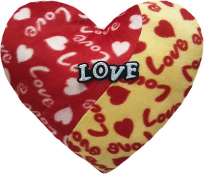 

Aparshi Cute multi love stuffed cushion stuffed soft toy - 40 cm(Multicolor)