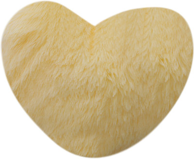 

Casotec Heart Pillow Cushion Stuffed Soft Plush Toy Soft - 28 cm(Cream)