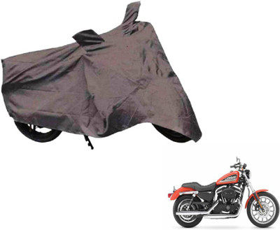 MOCKHE Two Wheeler Cover for Harley Davidson(XL 883, Grey)