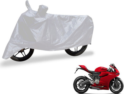 MOCKHE Two Wheeler Cover for Ducati(899 Panigale, Silver)