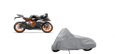 

AUTO AGE Two Wheeler Cover for KTM(RC 200, Silver)