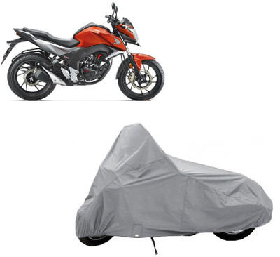 

AUTO AGE Two Wheeler Cover for Honda(CB Hornet 160, Silver)