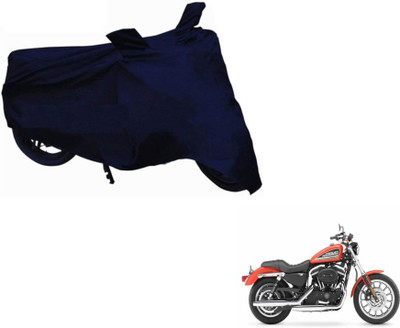 MOCKHE Two Wheeler Cover for Harley Davidson(XL 883, Blue)
