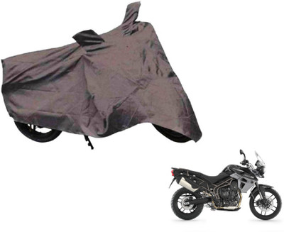 MOCKHE Two Wheeler Cover for Triumph(Tiger 800 XR, Grey)