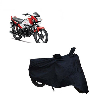 

AUTO AGE Two Wheeler Cover for Hero(Splendor I Smart, Black)