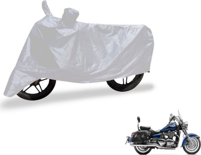 MOCKHE Two Wheeler Cover for Triumph(Silver)