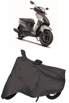 BIGWHEEL Two Wheeler Cover for Universal For Bike(Let's, Grey)
