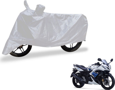 MOCKHE Two Wheeler Cover for Yamaha(YZF R15 S, Silver)