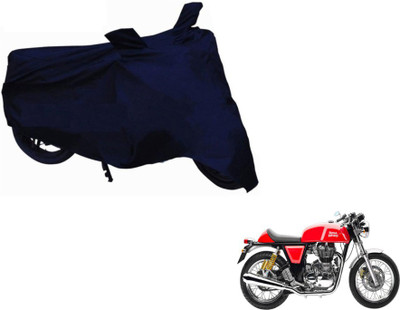 MOCKHE Two Wheeler Cover for Royal Enfield(Continental GT, Blue)
