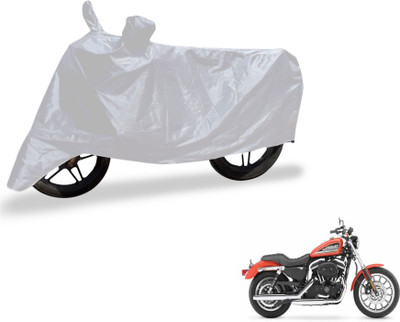 MOCKHE Two Wheeler Cover for Harley Davidson(XL 883, Silver)