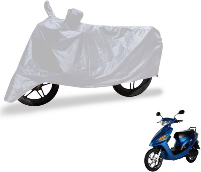 MOCKHE Two Wheeler Cover for Universal For Bike(Yo Electron, Silver)