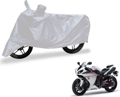 MOCKHE Two Wheeler Cover for Yamaha(R15 s, Silver)