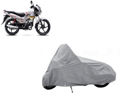 Auto Age Two Wheeler Cover for Mahindra(Centuro, Silver)