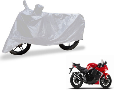 MOCKHE Two Wheeler Cover for Hyosung(GT250R, Silver)