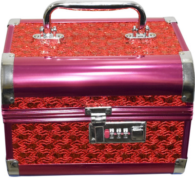 

Pride Star James to store cosmetic itmes Vanity Box(Red)