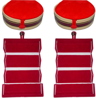 

Aadhya Combo of bangle & earring folder pack of 4 Vanity Box(Multicolor)