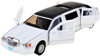 

Jack Royal Metal Limousine Die cast car toy(White)