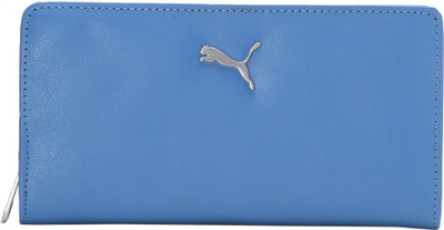 

Puma Women Casual, Evening/Party Blue Artificial Leather Wallet(6 Card Slots), Blue heaven