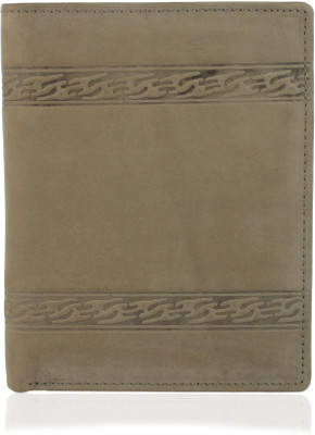 

K London Men Green Genuine Leather Wallet(4 Card Slots)