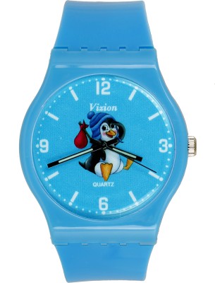 Vizion 8822-4-3 JUNIOR-The Penguin of Madagascar Cartoon Character Watch  - For Boys & Girls   Watches  (Vizion)