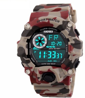Skmei LED Sports Military Watch 50 M Water Resistant Watch  - For Boys   Watches  (Skmei)
