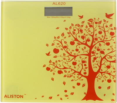 

ALISTON AL-620 Max Capacity 180 kg Digital Personal Weighing Scale(Green)