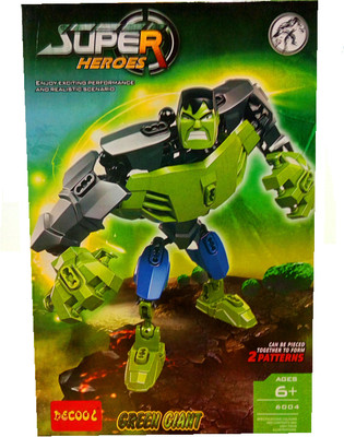 

TALKING GANESHA Diy Building Blocks Of Famous Superhero That Becomes Into Action Figure(Multicolor)